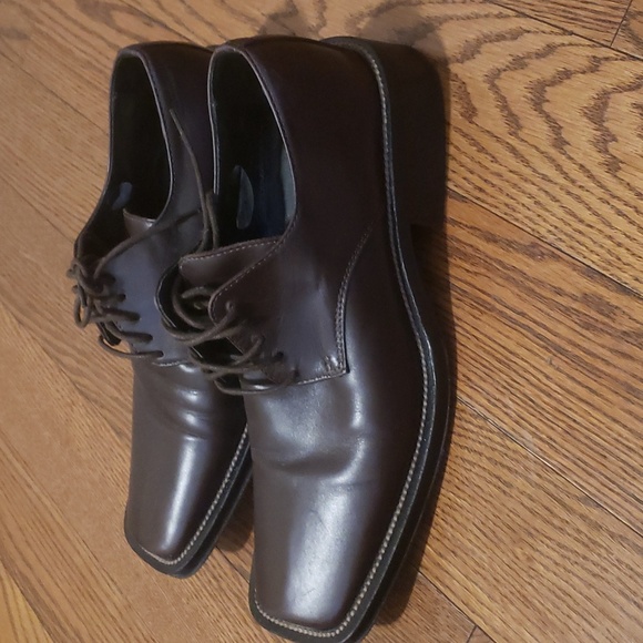 Vintage Visaruno Mens Brown Leather Shoes - Picture 5 of 10